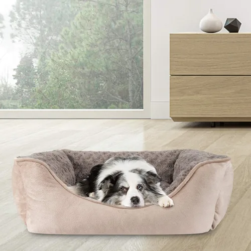 Vista 6 de JOEJOY - Cama rectangular para perros grandes, medianos y pequeños - Cama de sofá ortopédica lavable, suave y transpirable para cachorros