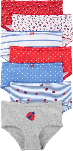 Vista 18 de Carter's Ropa interior para niñas, paquete de 7 piezas Bailarina