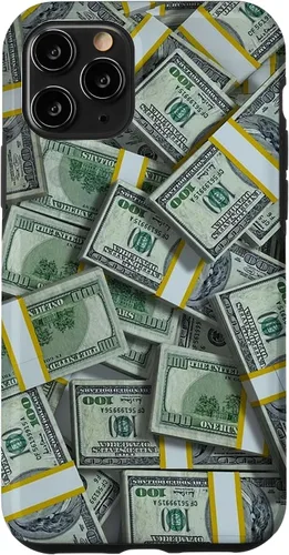 Vista 29 de Pile Money Finance Currency 100 Dollar Stacks Bill s Success Case para iPhone 17