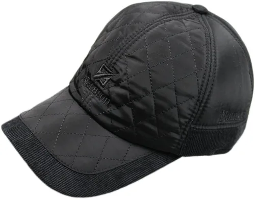 Vista 9 de Gorra de béisbol acolchada de algodón cálido para hombre con solapa para las orejas