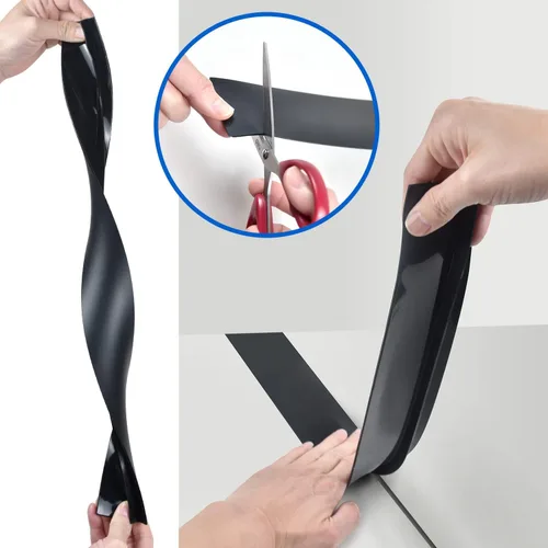 Vista 6 de Paquete de 2 cubiertas de silicona para huecos para estufas, relleno de Negro