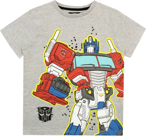 Vista 2 de Transformers Conjunto de camiseta y pantalones cortos para niños Optimus Prime