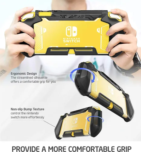 Vista 5 de Mumba Grip Case for Nintendo Switch Lite, Blade Series TPU Protective Portable Cover Accessories Compatible with Switch Lite Console 2019 Release