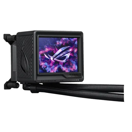 Vista 23 de ASUS ROG RYUJIN III 360 ARGB EXTREME enfriador líquido de CPU AIO todo en uno, AMD Ryzen 9000 e Intel® Core™ Ultra Ready, bomba Asetek Gen8 V2