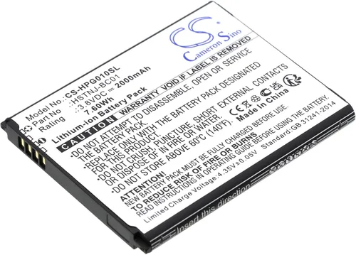 Vista 2 de Batería para calculadora gráfica Prime, RMN HSTNJ-BC01 PN: HSTNJ-BC01 2000mAh / 7.60Wh