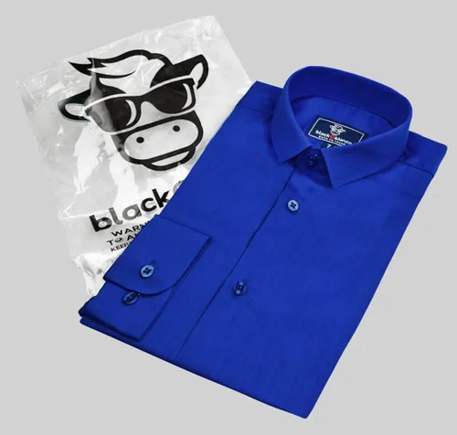 Vista 3 de Black n Bianco Camisa de vestir de satén de manga larga para niño