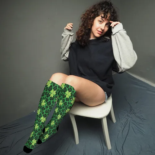 Vista 4 de devor Womens Trouser Socks Athletic for Women's Sock Cotton Crew Socks Fashion St. Patrick's Day Sock