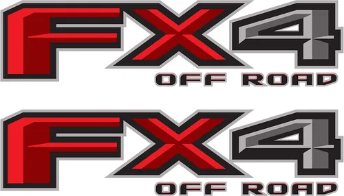 Vista 13 de FX2 - Calcomanías deportivas F para camión, 4 x 4, lado de la cama (juego de 2)