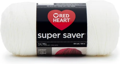 Vista 43 de RED HEART Hilo Comfort Shimmers, ópalo blanco