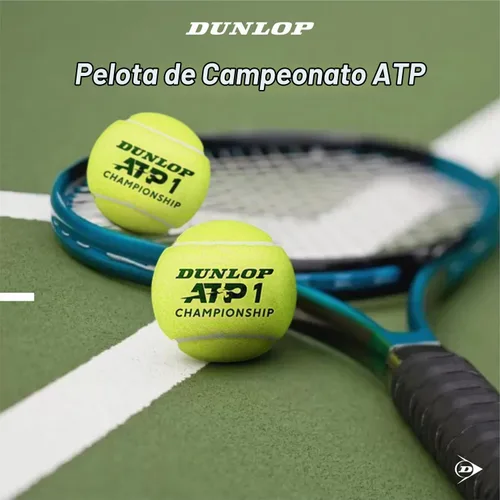 Vista 7 de DUNLOP Pelotas de tenis ATP Extra Duty (estuche)