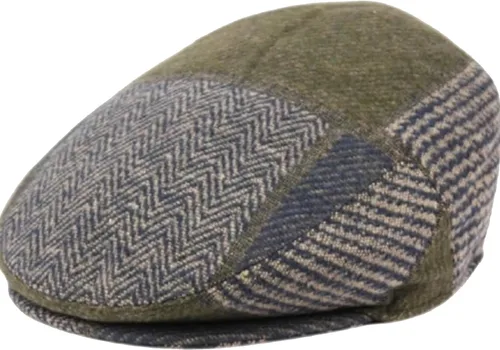 Vista 23 de Epoch Gorra de conducción de cabbie de lana de espiga para hombre
