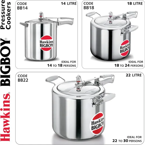 Vista 7 de Hawkins Bigboy - Olla a presión de aluminio, 14 litros