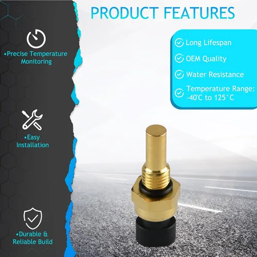 Vista 6 de Sensor de temperatura del refrigerante del motor compatible con Chevy Cavalier Cobalt Equinox Express Silverado 1500 2500 HD 3500 GMC Sierra Pontiac