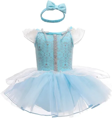 Vista 87 de Dressy Daisy Disfraz de princesa para bebé, disfraz de tutú de tul para cumpleaños, Halloween, traje con diadema