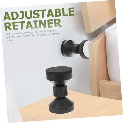 Vista 8 de 4 tapones de cama ajustables para cabecero de cama, soporte para estabilizar marcos de cama, evita que se agite y chirridos, fácil de instalar