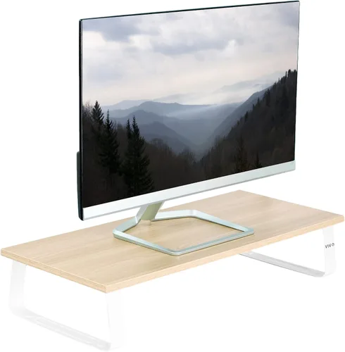 Vista 10 de VIVO Soporte para monitor y portátil, elevador de escritorio de 24 pulgadas, negro, STAND-V000D