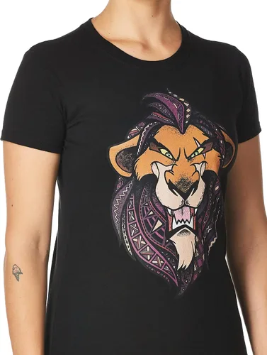 Vista 2 de Disney Juniors Lion King estampado cicatriz gráfico camiseta