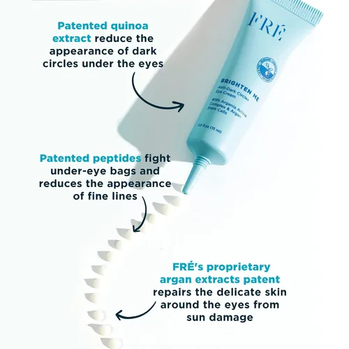 Vista 2 de FRE Skincare - Crema rejuvenecedora para ojos, crema suavizante antienvejecimiento para ojeras, arrugas e hinchazón, vegana y sin parabenos, todo