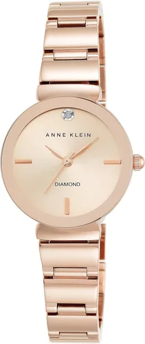 Vista 9 de Anne Klein Reloj de pulsera con esfera de diamante genuino para mujer