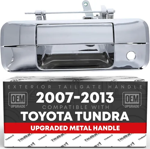 Vista 5 de Reemplazo del montaje de la manija del portón trasero, metal mejorado, compatible con Toyota Tundra 2007-2013, mango de pestillo de puerta