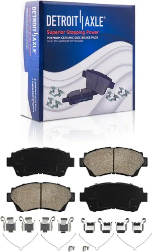 Vista 49 de Detroit Axle - Pastillas de Freno Delantero Izquierdo Reemplazo de Pinza de Disco para Ford Fusion Mazda 6 Lincoln MKZ Mercury Milan 2006-2012