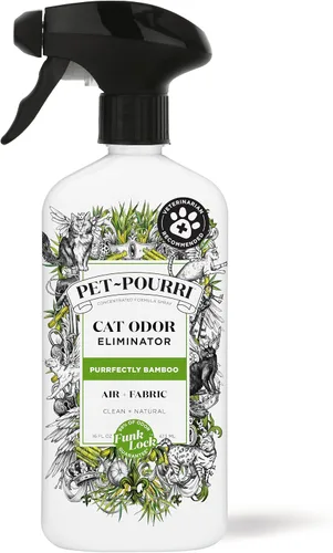Vista 12 de Pet-Pourri Pet Odor Air + Spray eliminador de olores de tela, coco canino, 16 onzas líquidas