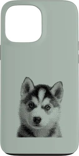 Vista 23 de Chic Husky Puppy for Dog Mom and Paw Parents Case for iPhone 16