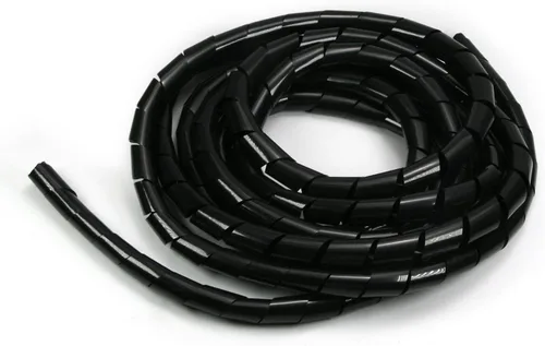 Vista 9 de Othmro Cable en espiral para computadora, organizador de cables eléctricos (diámetro de 0.236 in, longitud 45.9 ft, blanco)