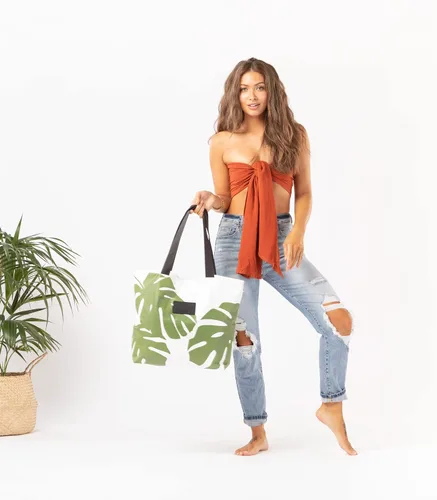 Vista 5 de ALOHA Collection Totes, Monstera en algas