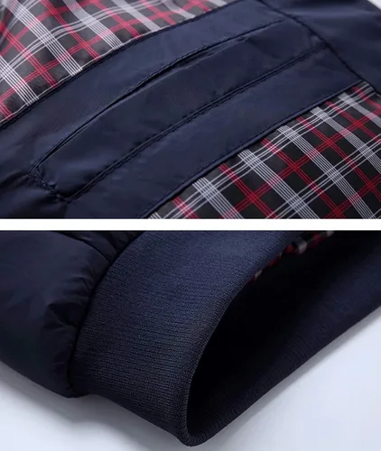 Vista 6 de DBM - Chaqueta de plumón con capucha desmontable para hombre