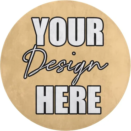 Vista 53 de Alfombra redonda personalizada para añadir tu propio texto/imagen/logotipo/foto, tapete antideslizante personalizado para puerta, alfombra de área