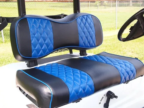 Vista 6 de Huskey Parts Company EZGO - Funda de asiento delantero naranja con costuras de diamante Medalist TXT 94-13, carrito de golf, 2 unidades naranja
