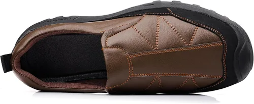 Vista 3 de Coramtty Mocasines para hombre, suaves, ligeros, cómodos, informales, planos, para caminar al aire libre