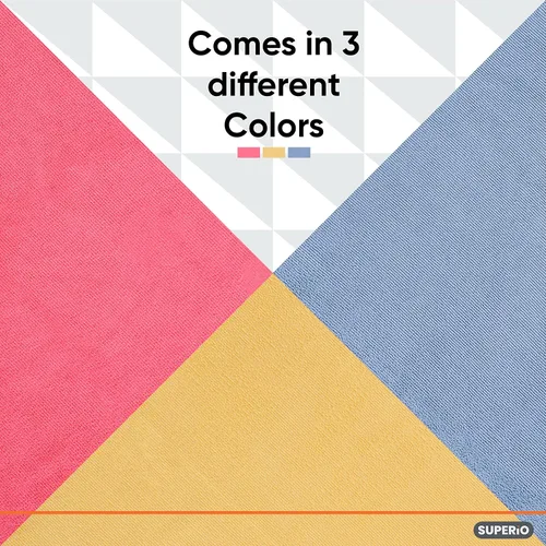 Vista 7 de Superio Microfiber Cleaning Cloths Color-Coded for Easy Organization, Ultra-Soft, Durable, Multi-Purpose Cloths for Bathroom, Kitchen, Windows