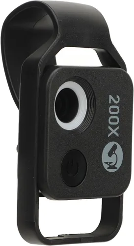 Vista 4 de 200X HD Teléfono Mini Microscopio de Bolsillo Portátil Digital Microscopio Cámara con Lente CPL para Enseñar Experimento Construido en Batería