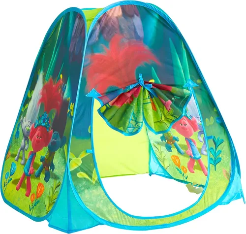 Vista 11 de Baby Shark - Tienda de campaña desplegable para niños, 28 x 28 x 30 pulgadas, casa de juegos plegable para interiores y exteriores, ligera