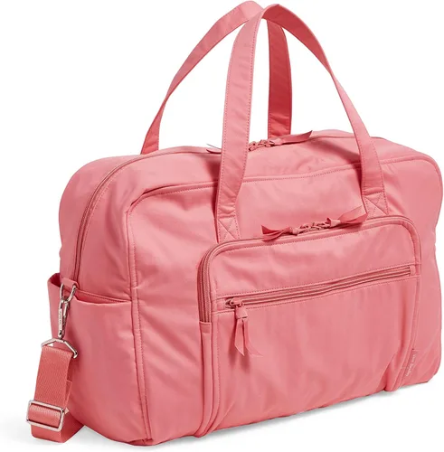 Vista 2 de Vera Bradley Bolsa de viaje Weekender de algodón para mujer