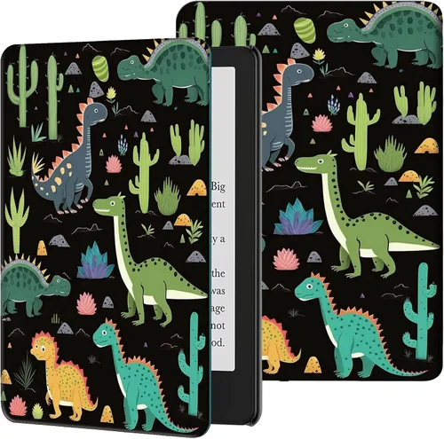 Vista 27 de Rossy Funda para Kindle de 10ª generación 2019, delgada, de piel sintética, ajustable, con encendido y apagado automático para Kindle de 10ª