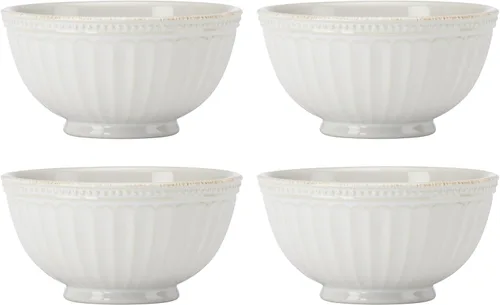 Vista 3 de Lenox 897388 French Perle Groove - Juego de vajilla de 12 piezas, servicio para 4