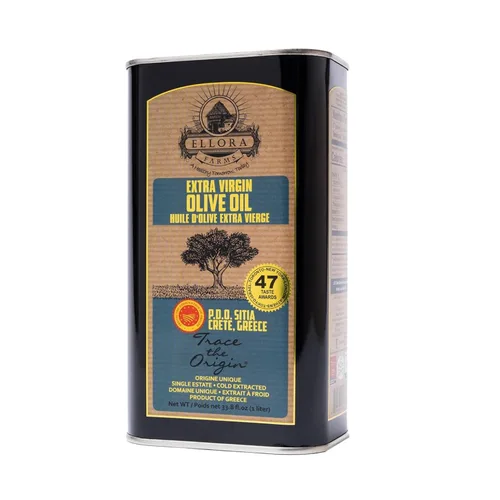 Vista 11 de Ellora Farms, Aceite de oliva virgen extra griego, DOP con certificación de finca única, ganador del premio de oro múltiple, rastreable, primera