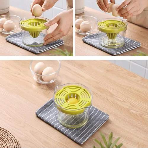 Vista 7 de Drizom Exprimidor manual de limón y naranja con taza de medición integrada y rallador, 12 onzas, verde