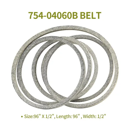 Vista 2 de 954-04060B 954-04060C Correa de cubierta de cortacésped para Troy Bilt/Cub
