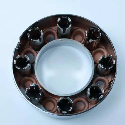 Vista 3 de Tapa de cubo de rueda central abierta cromada para 2005-2018 F250 F350 4x4 delantero