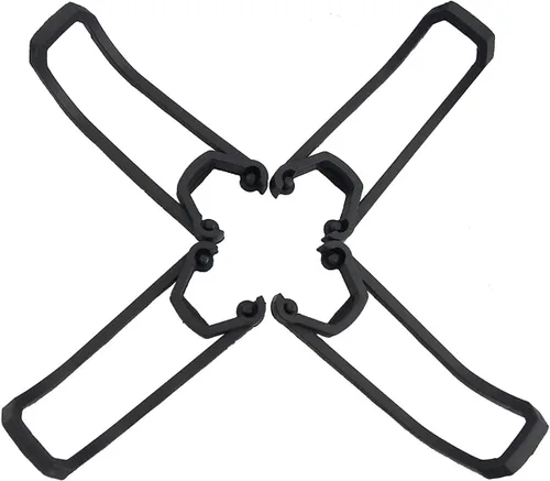 Vista 3 de Negro Kit de accesorios para E58 S168 JY019 plegable Quadcopter Remote Drone Hélice y cubierta protectora y tren de aterrizaje