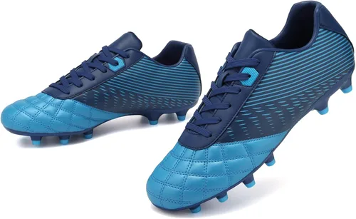 Vista 6 de ASOCO DREAM Soccer Shoes Men's Firm Ground Soccer Cleats Outdoor Indoor Athletic Football Shoes Professional Futsal Training Sneakers
