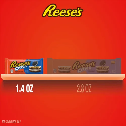 Vista 5 de REESE'S OREO - Paquetes de dulces de mantequilla de maní, 1.4 onzas, 24