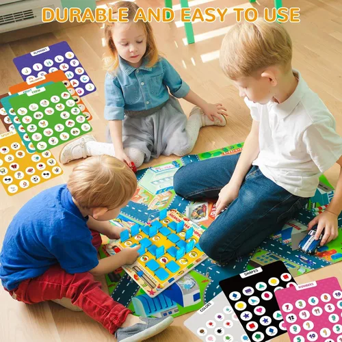 Vista 6 de Juego de Memoria de Emparejamiento para Niños de 3 4 5 6 7 8 Años, Juguete de Viaje para Niños y Niñas, Juego de Mesa de Madera, Esenciales de Viaje