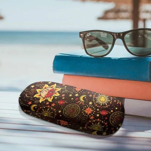 Vista 5 de WIRESTER Funda rígida para gafas, cubierta protectora con paño de microfibra