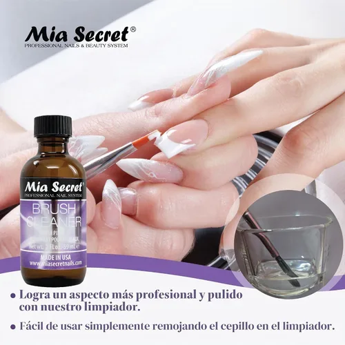Vista 3 de Mia Secret Limpiador de pinceles, 2.0 fl oz