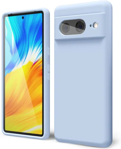 Vista 158 de oakxco para Google Pixel 6A Funda de teléfono de silicona líquida, diseño estético lindo y delgado para mujer y niña, cubierta de gel suave, lisa